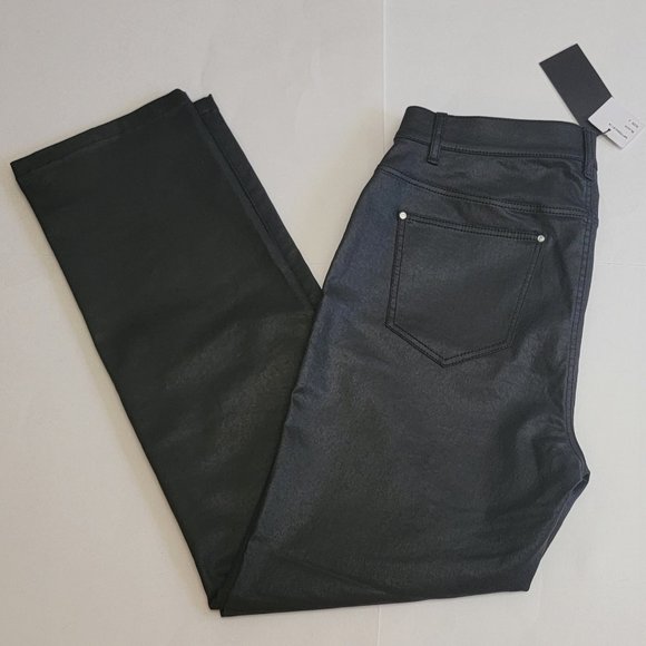 Lafayette 148 New York Thompson Waxed Denim Jeans - Picture 3 of 16